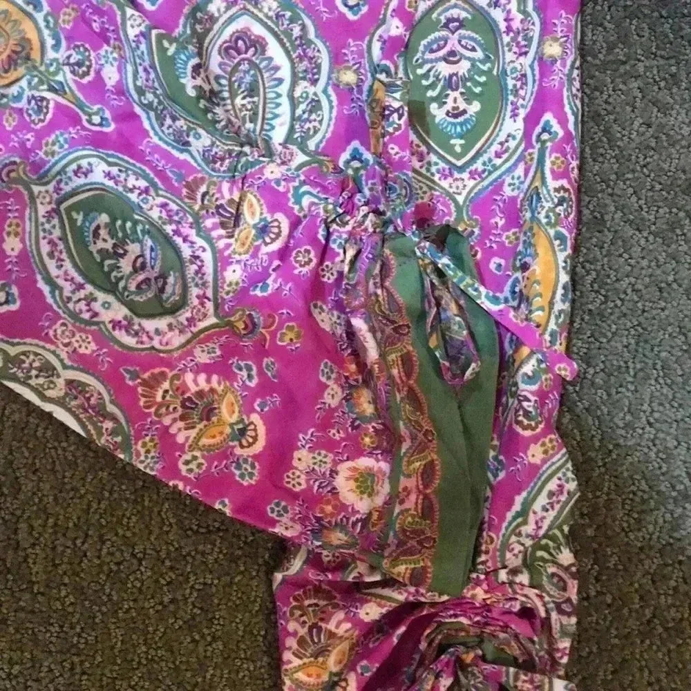 Ralph Lauren paisley pants XS, NWT - Picture 2 of 5